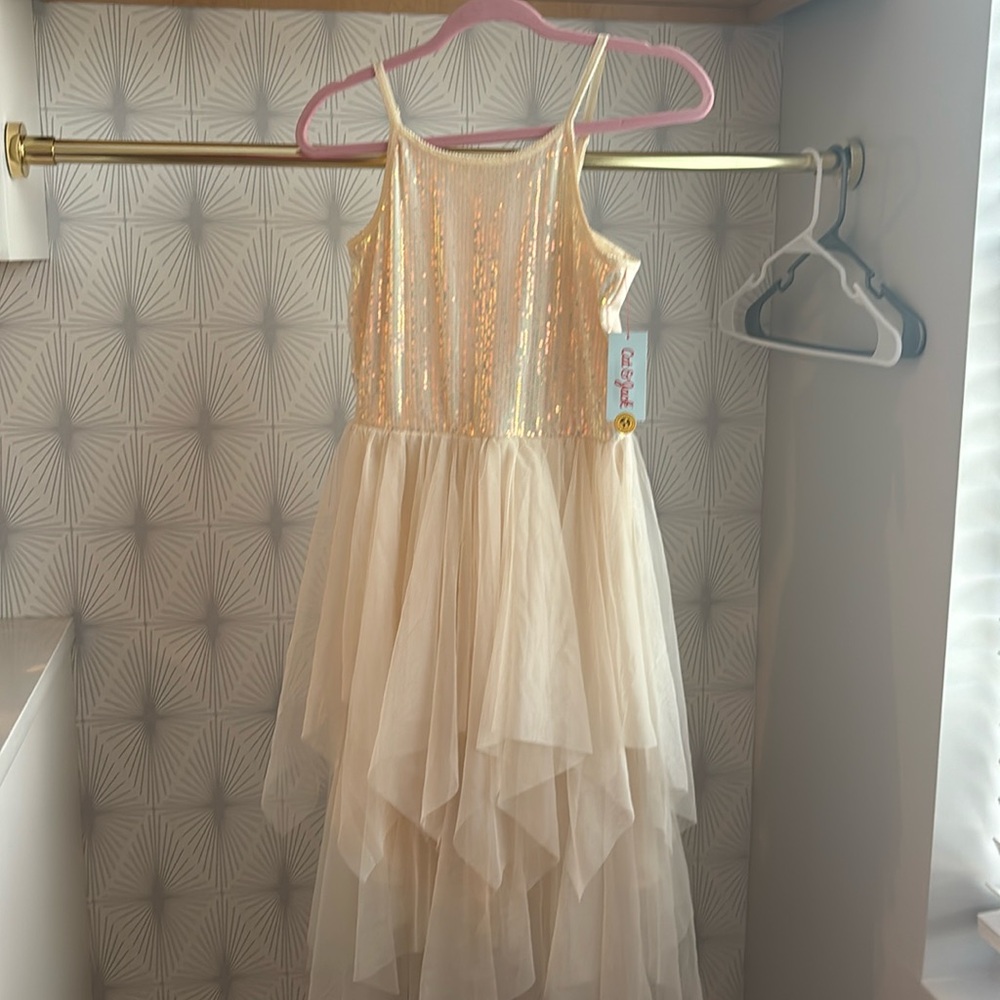 This is a formal dress from cat and jacks it is an extra large in kids